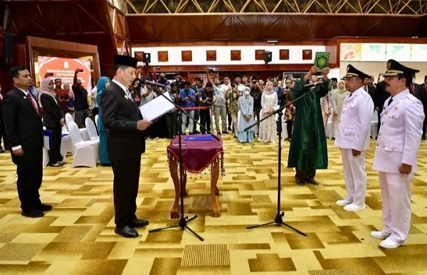 Teuku Mirzuan Dilantik Jadi Pj Bupati Aceh Tengah, Meurah Budiman Aceh Tamiang