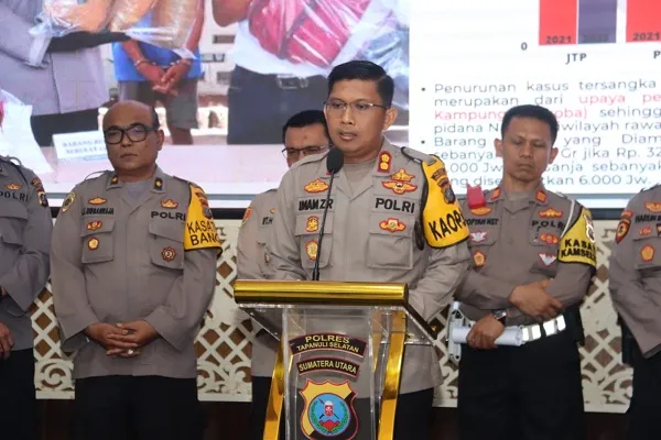 Tahun 2022, Polres Tapsel Tangani Seribuan Perkara