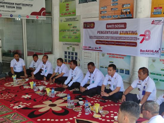 Pengentasan Stunting Sambut Hari Kemenkumham RI Tahun 2023
