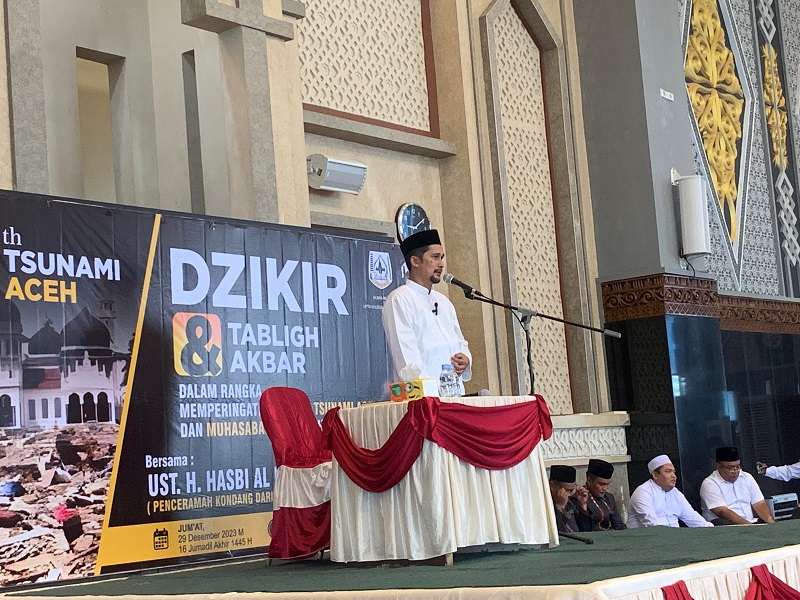 Peringati 19 Tahun Tsunami Aceh, Pemkab Agara Gelar Dzikir Akbar