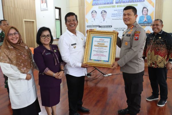 Peduli Stunting, Polres Simalungun Terima Tiga Penghargaan Sekaligus
