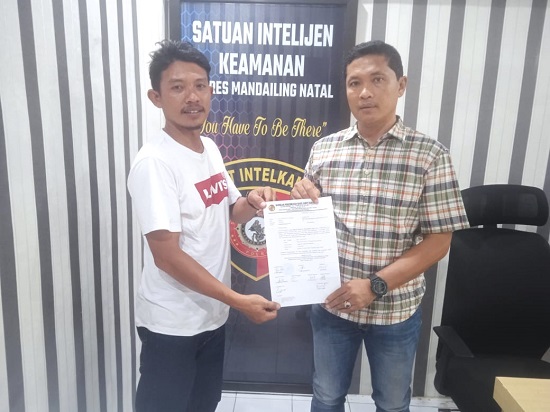 Polres Terima Pemberitahuan Aksi Lanjutan Singkuang 1