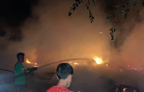 Di Aceh Timur, Rumah Janda Terbakar
