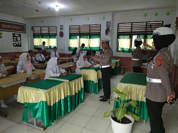 Sat Lantas Polres Agara Ajak Pelajar Jadi Pelopor Keselamatan Berlalu Lintas