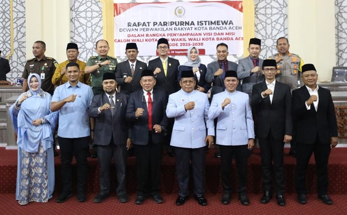 DPRK Gelar Penyampaian Visi-Misi Calon Wali Kota Dan Wakil Wali Kota Banda Aceh