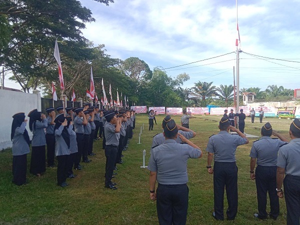 Empat UPT Kemenkumham Gelar Upacara Hari Dharma Karya Dhika