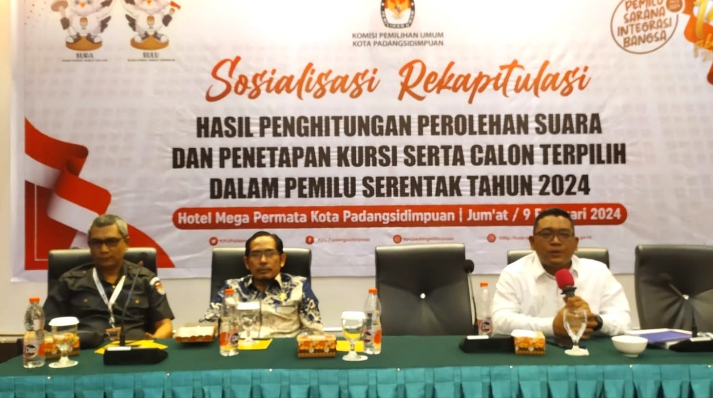 KPU Padangsidimpuan Sosialisasikan Proses Penetapan Kursi Dan Calon Terpilih Pemilu 2024