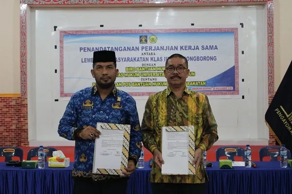Lapas Kelas IIB Siborongborong-USI Tandatangani MoU