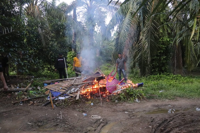 Polisi Langkat Grebek Sarang Narkoba 