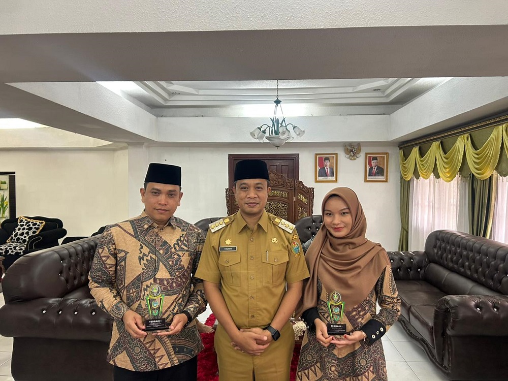 Pj Wali Kota Tebingtinggi Sambut Juara MTQ Ke-39 Tingkat Provinsi Di Tapsel
