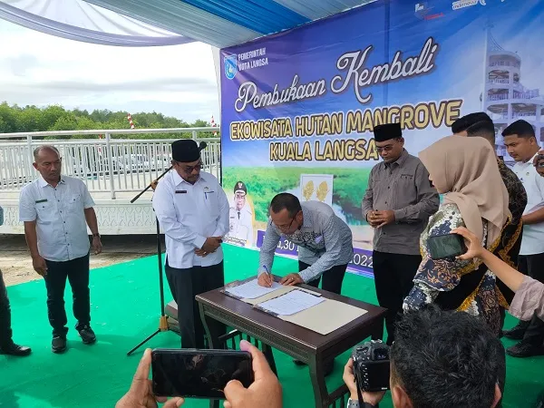 Ekowisata Mangrove Kuala Langsa Kembali Dibuka