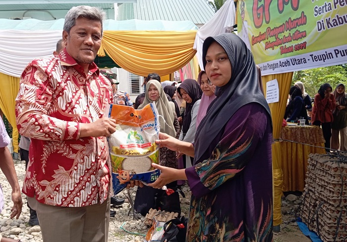 Petani Kawasan Bendungan Krueng Pase Serbu Pangan Murah