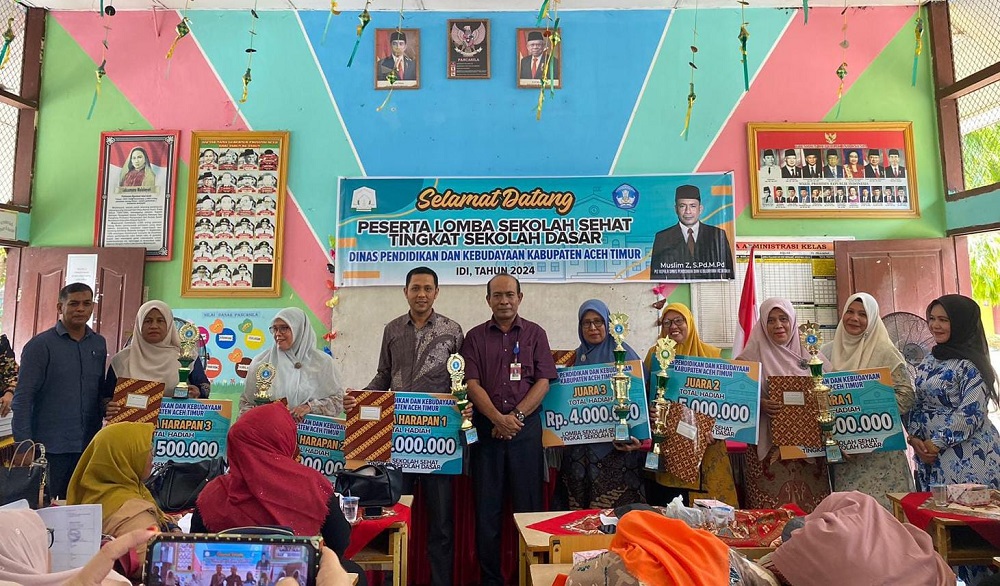 SDN Sungai Raya - SDN Paya Dua Juara Lomba Sekolah Sehat Dan Sekolah Bersih
