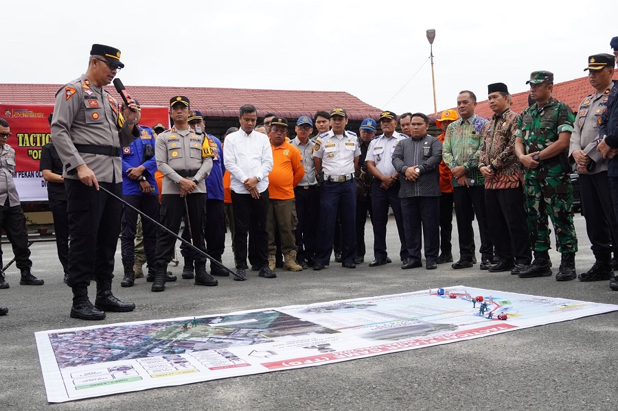 Pj Wali Kota Hadiri Gelar Pasukan Pengamanan PON XXI Aceh-Sumut