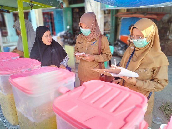 Loka POM Di Kota Tanjungbalai Periksa Takjil Di Labuhanbatu Selatan