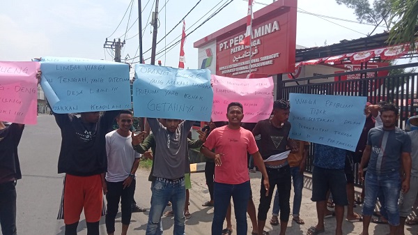 Dituding Tolak Tenaga Kerja Lokal, Depot Pertamina Didemo Warga Hagu