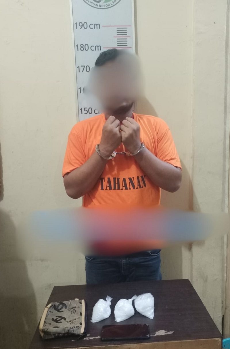 Edar Sabu, Polres Langkat Amankan Warga Aceh 