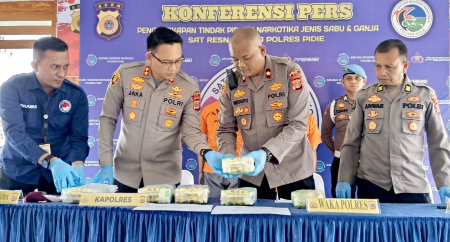 Pidie Selalu Jadi Target Pelaku Peredaran Narkoba