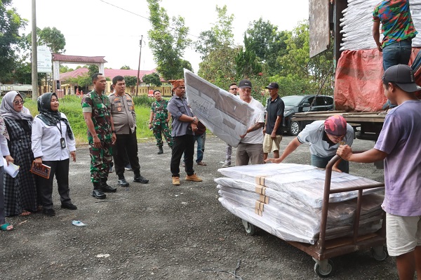 Kapolres Bersama Dandim Simalungun Kompak Amankan Logistik Pemilu