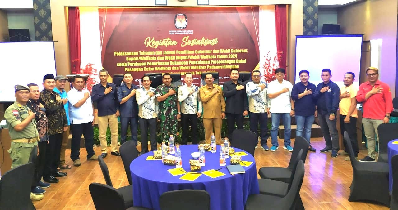 KPU Sidimpuan Sosialisasikan Tahapan Dan Jadwal Pemilukada 2024
