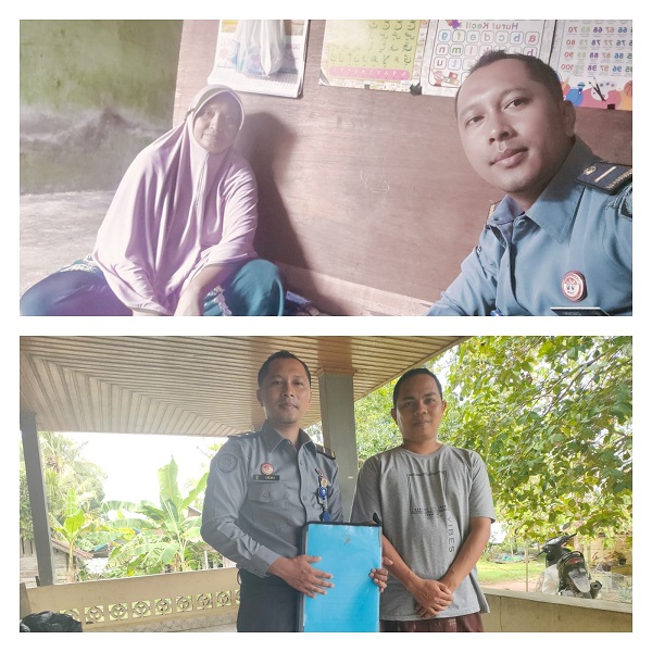 PK Bapas Kunjungi Rumah Keluarga Klien