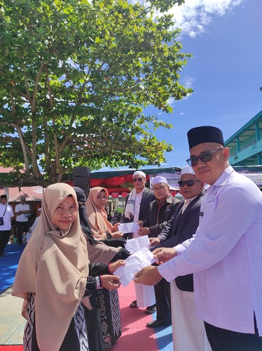BAZNAS Palas Bantu Guru Tahfidz Al-Qur'an
