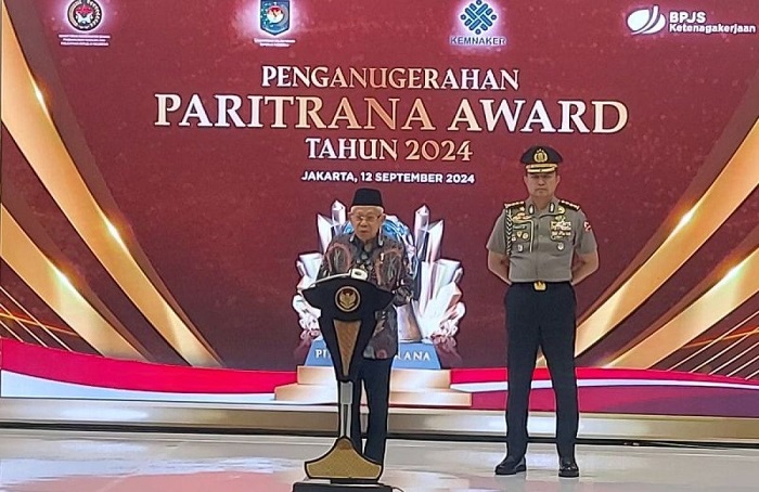 39 Lembaga Dan Badan Usaha Raih Paritrana Award 2024 BPJS Ketenagakerjaan