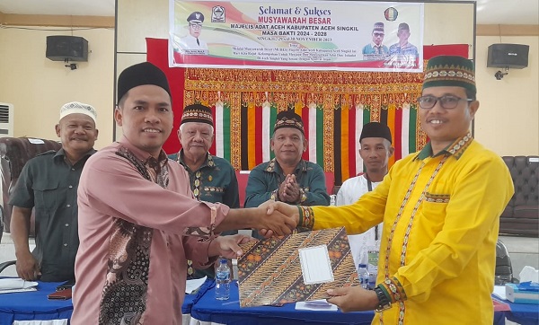 Zakirun Pohan Terpilih Secara Aklamasi Pimpin MAA Aceh Singkil
