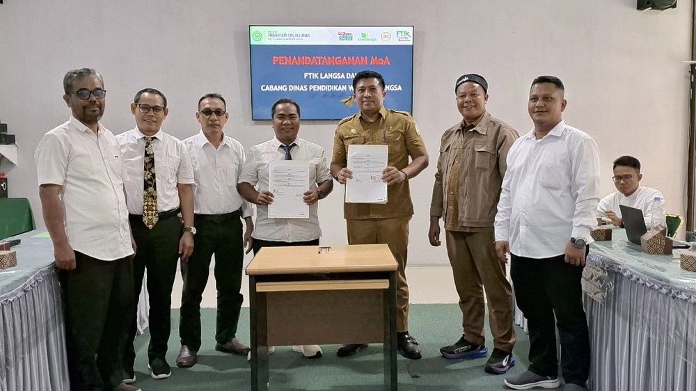 Cabdin Langsa Dan FTIK IAIN Bicarakan Program Strategis Literasi Pendidikan