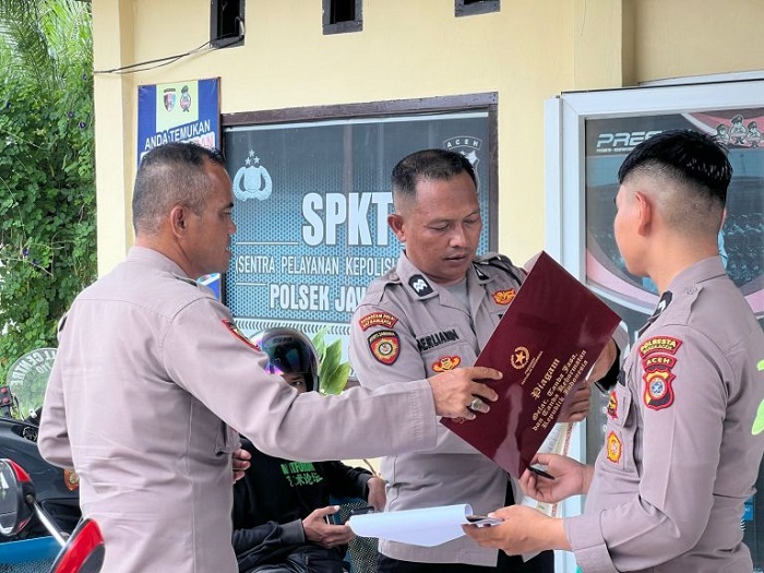 Polresta Banda Aceh Kembali Lakukan Delivery Service