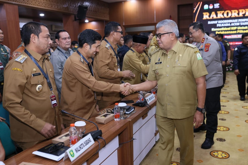 Pj Bupati Agara Hadiri Rakorpimda Se-Aceh