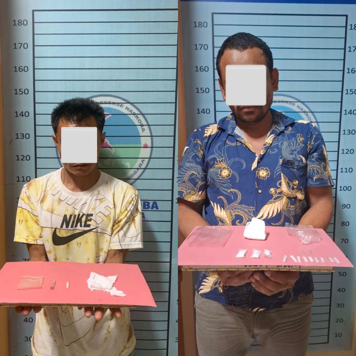 Satresnarkoba Polres Agara Gulung Dua Pengedar Sabu