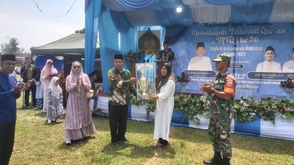 Kepala KUA Babalan Tutup MTQ Ke-56 Kecamatan 