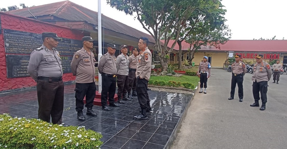 Kapolres Binjai Tegur Personel Lakukan Pelanggaran