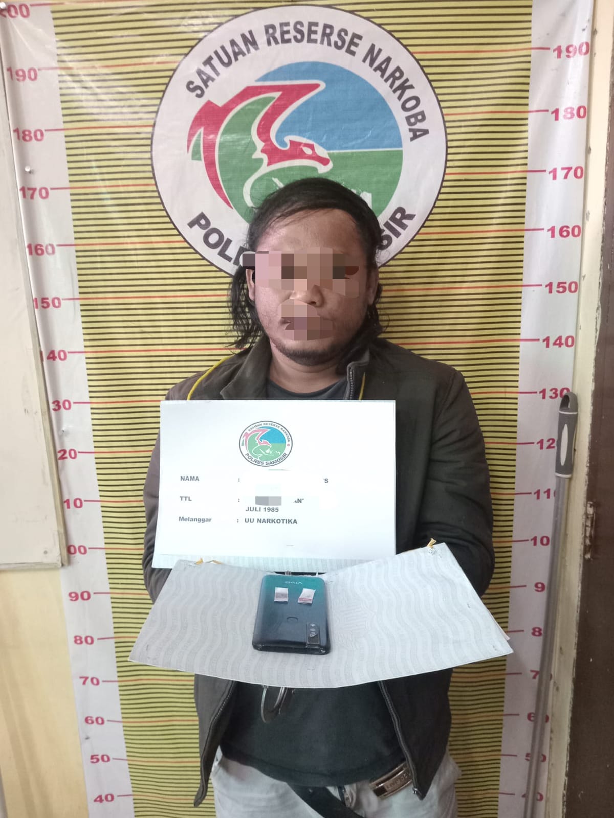 Miliki Sabu, Pria Di Samosir Diringkus Polisi