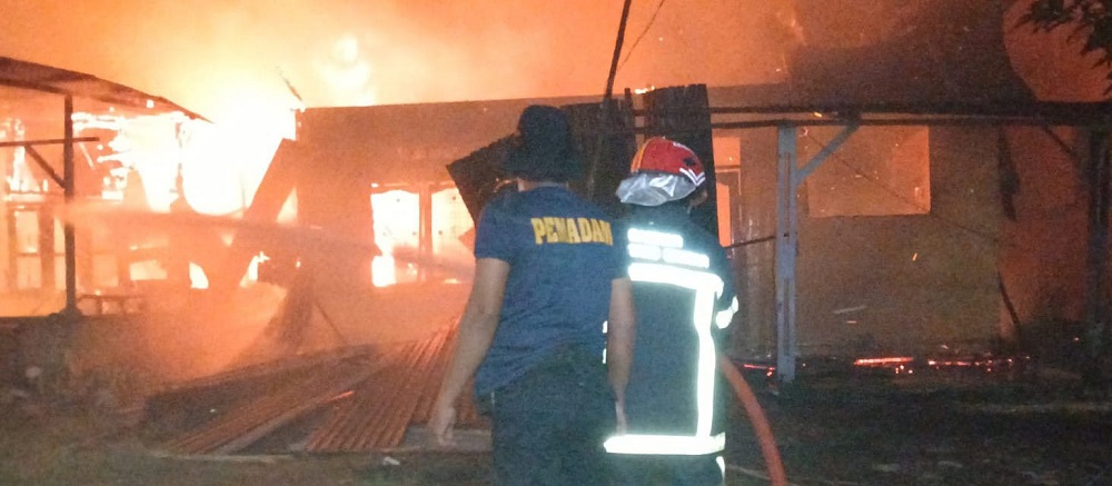 Tiga Rumah Terbakar Di P.Siantar