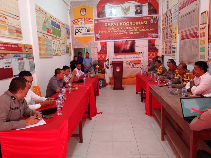 Jelang Pendaftaran Calon Bupati, KPU Dan Polres Palas Rapat Koordinasi