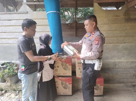 Polres Aceh Utara Bantu Sarana Balai Pengajian Darul Ilmi
