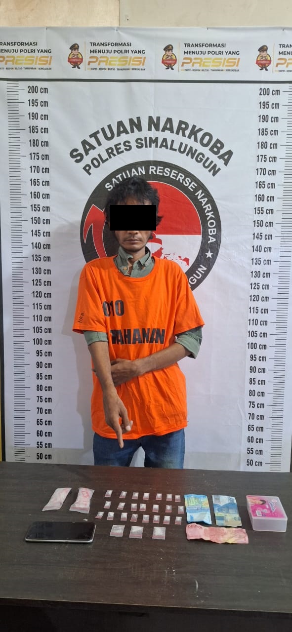 Edarkan Narkoba, Warga Deliserdang Ditangkap Di Simalungun