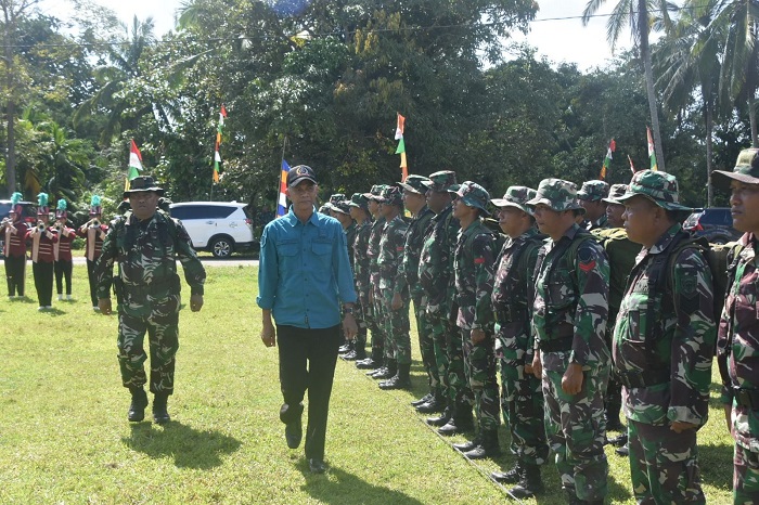 TMMD 122 Di Simeulue Dibarengi Penyuluhan Wawasan Kebangsaan