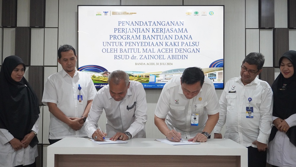 Bantu Kaki Palsu Pasien Miskin, BMA Jalin Kerja Sama RSUZA