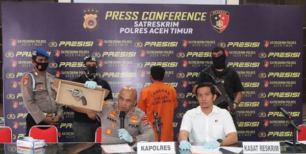 Polisi Amankan Pelaku Pengancaman Plus Senjata Api