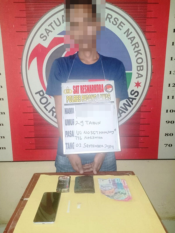 Menyamar, Personel Polres Palas Ringkus Pengedar Narkoba