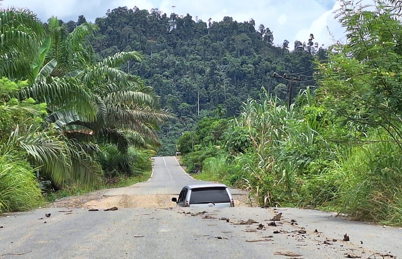 Jembatan Lintas Peureulak - Blang Kejeren Ancam Korban