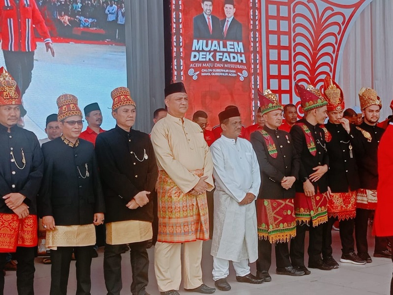 Bacalon Bupati Dan Wakil Bupati Aceh Tamiang Tampil Beda Dengan Telok Belanga