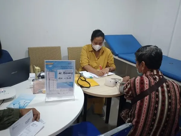 Bank Mandiri Taspen Cabang Pematangsiantar Beri Pelayanan Kesehatan Gratis Kepada Nasabah