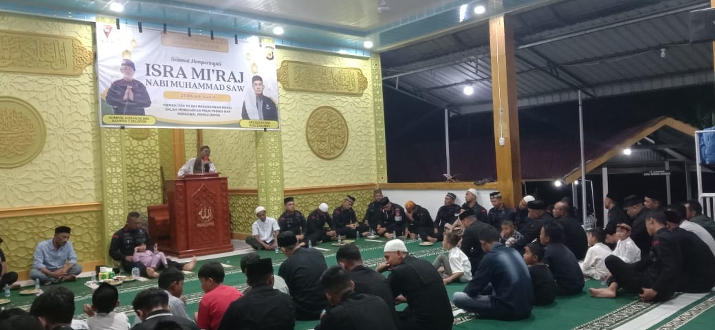 Brimob Yon-C Peringati Isra Mikraj Dan Doa Bersama Pemilu Aman Dan Damai
