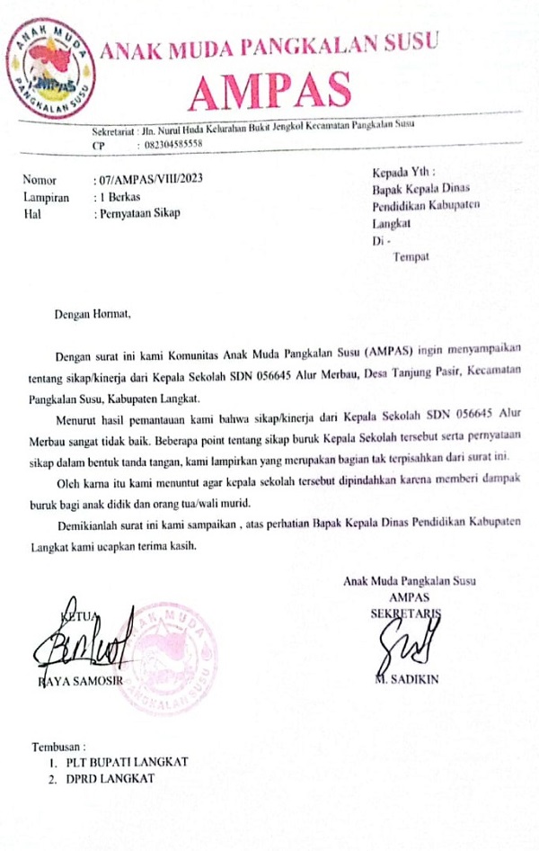 Buntut Penggelapan PIP, Wali Murid Minta Kasek Dicopot