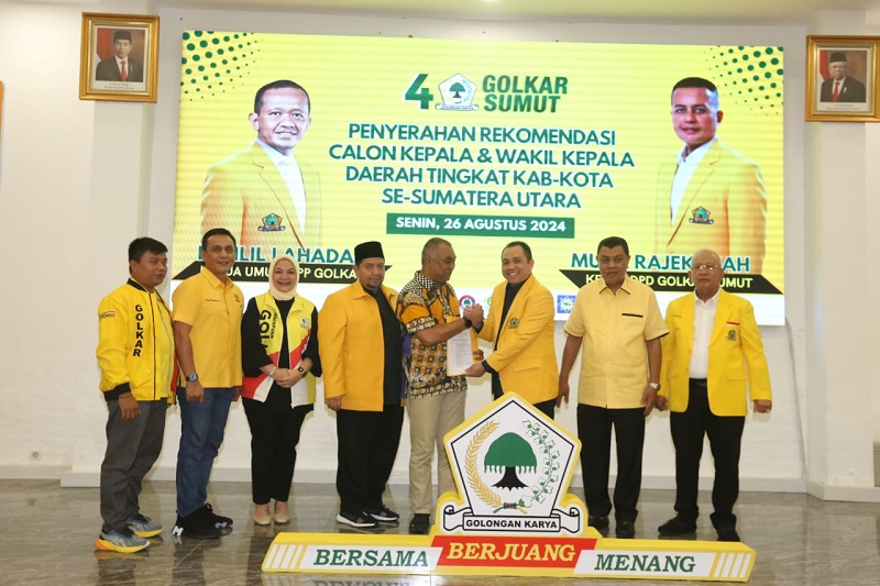 Selang Beberapa Jam Terima Rekom Gerindra, Harun Kembali Terima Tiket Dari Golkar