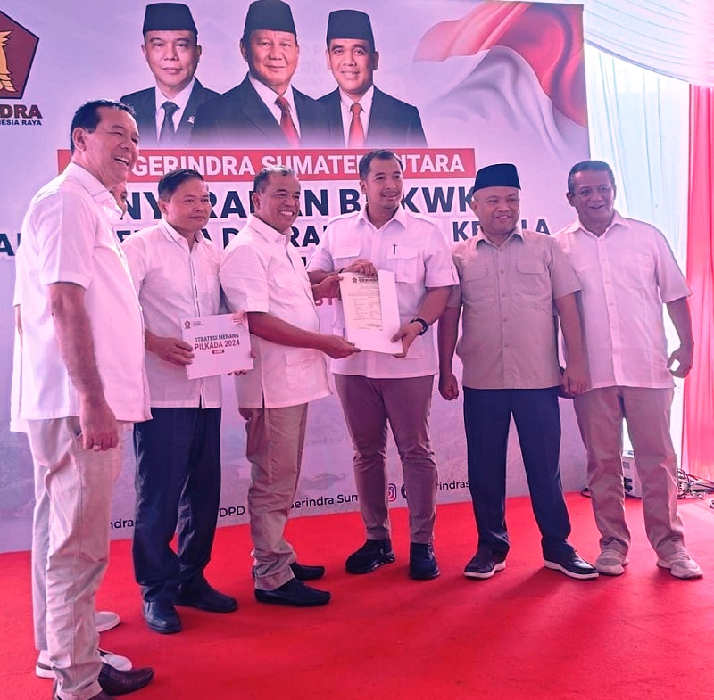 DPP Partai Gerindra Dukungan Antonius Ginting - Komando Tarigan